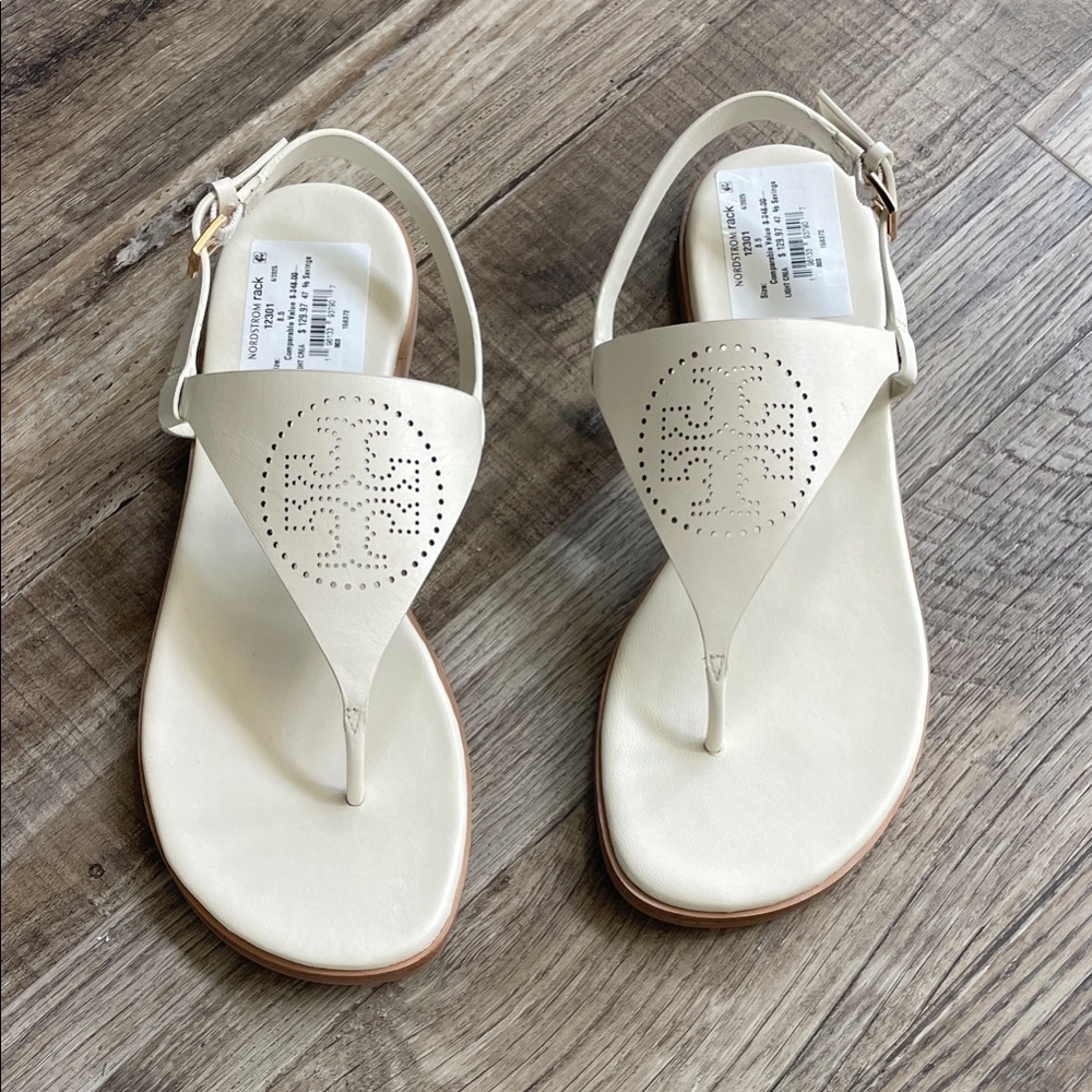 Tory Burch Cream Sandals